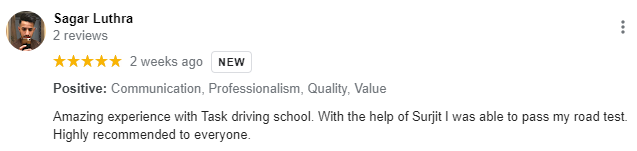 Task Driving Academy -Vancover