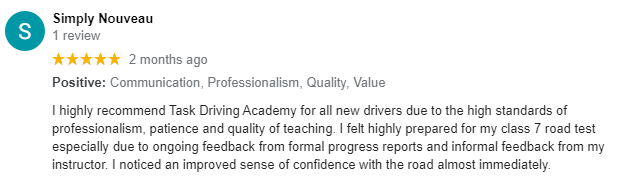 Task Driving Academy -Vancover