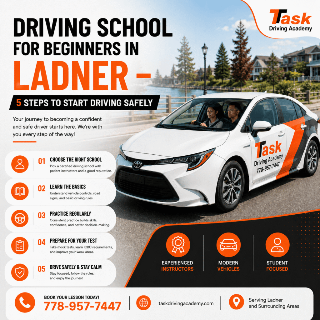 Driving School for Beginners in Ladner