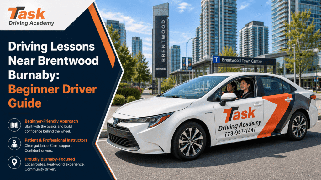 Driving lessons near Brentwood Burnaby