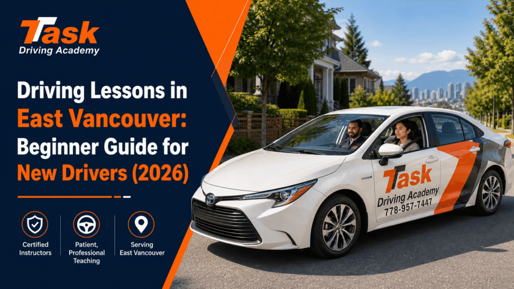 Driving lessons in East Vancouver