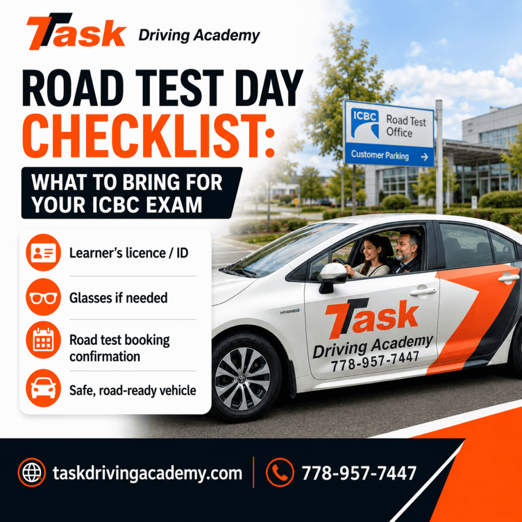 Road Test Day Checklist